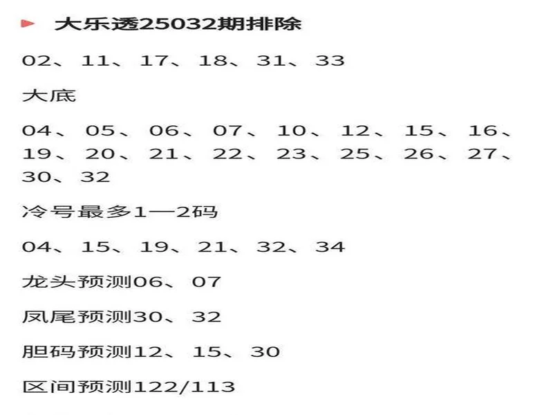大乐透25130期分析，热温号占优，冷号一枚未出，130期指南记录